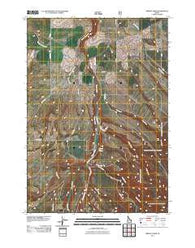 Wright Creek Idaho Historical topographic map, 1:24000 scale, 7.5 X 7.5 Minute, Year 2011