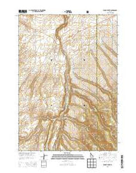 Wright Creek Idaho Current topographic map, 1:24000 scale, 7.5 X 7.5 Minute, Year 2013