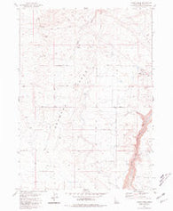 Yahoo Creek Idaho Historical topographic map, 1:24000 scale, 7.5 X 7.5 Minute, Year 1980