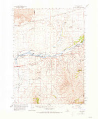 Yale Idaho Historical topographic map, 1:62500 scale, 15 X 15 Minute, Year 1959