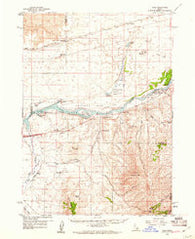 Yale Idaho Historical topographic map, 1:62500 scale, 15 X 15 Minute, Year 1959