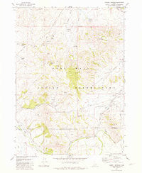 Yandell Springs Idaho Historical topographic map, 1:24000 scale, 7.5 X 7.5 Minute, Year 1981