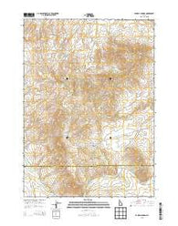 Yandell Springs Idaho Current topographic map, 1:24000 scale, 7.5 X 7.5 Minute, Year 2013