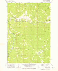 Yellow Pine Idaho Historical topographic map, 1:24000 scale, 7.5 X 7.5 Minute, Year 1973