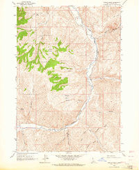 Ziegler Basin Idaho Historical topographic map, 1:24000 scale, 7.5 X 7.5 Minute, Year 1963