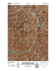 Ziegler Basin Idaho Historical topographic map, 1:24000 scale, 7.5 X 7.5 Minute, Year 2011