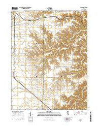 Adair Illinois Current topographic map, 1:24000 scale, 7.5 X 7.5 Minute, Year 2015