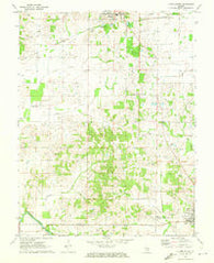 Albion South Illinois Historical topographic map, 1:24000 scale, 7.5 X 7.5 Minute, Year 1971