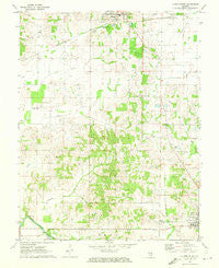 Albion South Illinois Historical topographic map, 1:24000 scale, 7.5 X 7.5 Minute, Year 1971