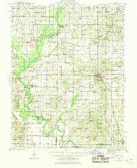 Albion Illinois Historical topographic map, 1:62500 scale, 15 X 15 Minute, Year 1943
