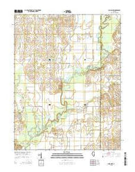 Albion NW Illinois Current topographic map, 1:24000 scale, 7.5 X 7.5 Minute, Year 2015
