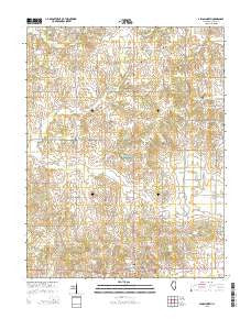 Albion North Illinois Current topographic map, 1:24000 scale, 7.5 X 7.5 Minute, Year 2015