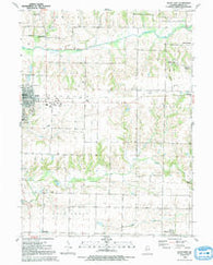 Aledo East Illinois Historical topographic map, 1:24000 scale, 7.5 X 7.5 Minute, Year 1992