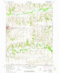 Aledo East Illinois Historical topographic map, 1:24000 scale, 7.5 X 7.5 Minute, Year 1953