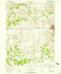 Aledo West Illinois Historical topographic map, 1:24000 scale, 7.5 X 7.5 Minute, Year 1953