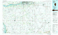 Aledo Illinois Historical topographic map, 1:100000 scale, 30 X 60 Minute, Year 1984