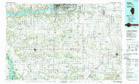 Aledo Illinois Historical topographic map, 1:100000 scale, 30 X 60 Minute, Year 1989
