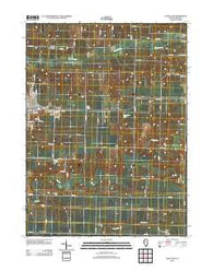 Aledo East Illinois Historical topographic map, 1:24000 scale, 7.5 X 7.5 Minute, Year 2012