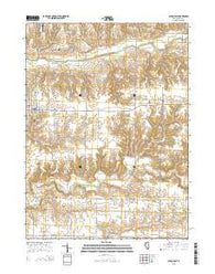 Aledo East Illinois Current topographic map, 1:24000 scale, 7.5 X 7.5 Minute, Year 2015