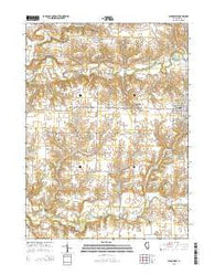 Aledo West Illinois Current topographic map, 1:24000 scale, 7.5 X 7.5 Minute, Year 2015