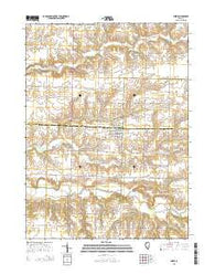 Alexis Illinois Current topographic map, 1:24000 scale, 7.5 X 7.5 Minute, Year 2015