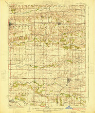 Alexis Illinois Historical topographic map, 1:62500 scale, 15 X 15 Minute, Year 1925