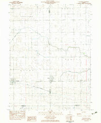 Allerton Illinois Historical topographic map, 1:24000 scale, 7.5 X 7.5 Minute, Year 1982