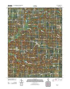Alsey Illinois Historical topographic map, 1:24000 scale, 7.5 X 7.5 Minute, Year 2012