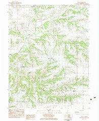 Alsey Illinois Historical topographic map, 1:24000 scale, 7.5 X 7.5 Minute, Year 1983