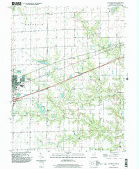 Altamont East Illinois Historical topographic map, 1:24000 scale, 7.5 X 7.5 Minute, Year 1998