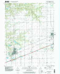 Altamont West Illinois Historical topographic map, 1:24000 scale, 7.5 X 7.5 Minute, Year 1998