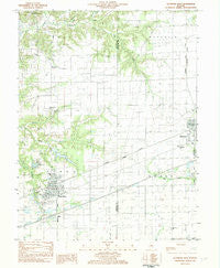 Altamont West Illinois Historical topographic map, 1:24000 scale, 7.5 X 7.5 Minute, Year 1982