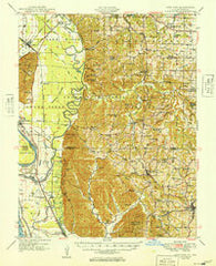 Alto Pass Illinois Historical topographic map, 1:62500 scale, 15 X 15 Minute, Year 1949