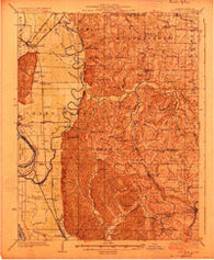 Alto Pass Illinois Historical topographic map, 1:62500 scale, 15 X 15 Minute, Year 1924
