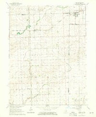 Ambia Indiana Historical topographic map, 1:24000 scale, 7.5 X 7.5 Minute, Year 1964