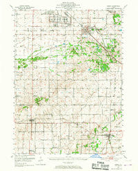 Amboy Illinois Historical topographic map, 1:62500 scale, 15 X 15 Minute, Year 1951