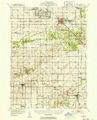 Amboy Illinois Historical topographic map, 1:62500 scale, 15 X 15 Minute, Year 1951