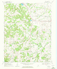 Ames Illinois Historical topographic map, 1:24000 scale, 7.5 X 7.5 Minute, Year 1970