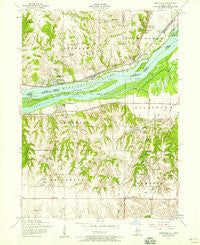 Andalusia Illinois Historical topographic map, 1:24000 scale, 7.5 X 7.5 Minute, Year 1953