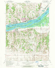 Andalusia Illinois Historical topographic map, 1:24000 scale, 7.5 X 7.5 Minute, Year 1953