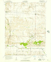 Andover Illinois Historical topographic map, 1:24000 scale, 7.5 X 7.5 Minute, Year 1953