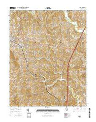 Anna Illinois Current topographic map, 1:24000 scale, 7.5 X 7.5 Minute, Year 2015