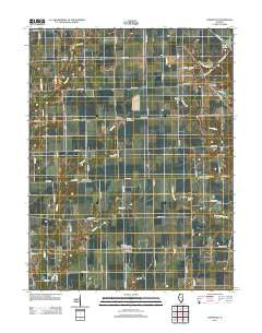 Annapolis Illinois Historical topographic map, 1:24000 scale, 7.5 X 7.5 Minute, Year 2012