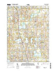 Antioch Illinois Current topographic map, 1:24000 scale, 7.5 X 7.5 Minute, Year 2015