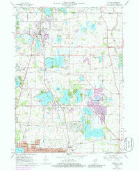 Antioch Illinois Historical topographic map, 1:24000 scale, 7.5 X 7.5 Minute, Year 1960