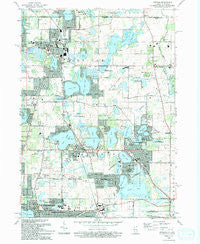 Antioch Illinois Historical topographic map, 1:24000 scale, 7.5 X 7.5 Minute, Year 1993