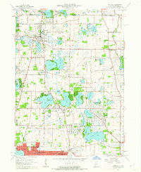 Antioch Illinois Historical topographic map, 1:24000 scale, 7.5 X 7.5 Minute, Year 1960