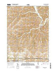 Apple River Illinois Current topographic map, 1:24000 scale, 7.5 X 7.5 Minute, Year 2015