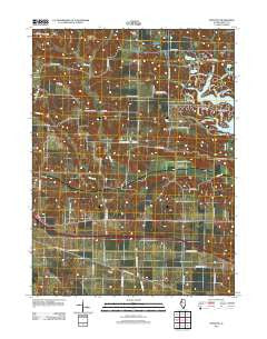 Appleton Illinois Historical topographic map, 1:24000 scale, 7.5 X 7.5 Minute, Year 2012
