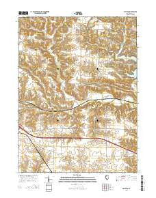 Appleton Illinois Current topographic map, 1:24000 scale, 7.5 X 7.5 Minute, Year 2015